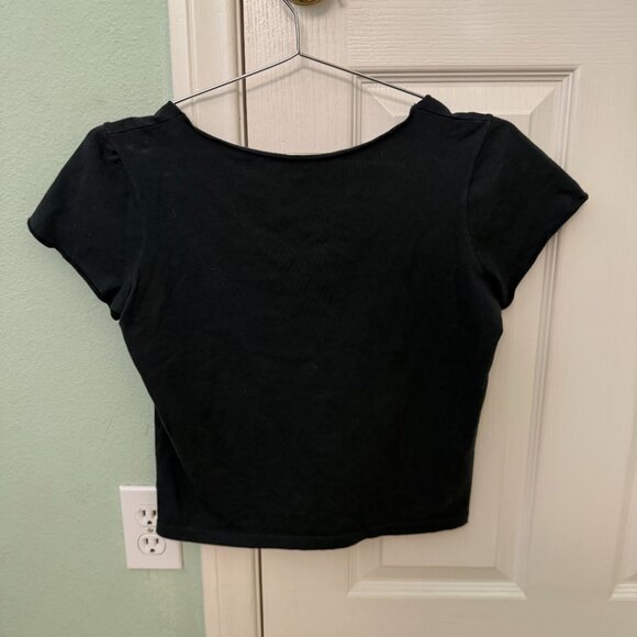 John Galt Black Cinched Top (One Size) - Picture 7 of 7